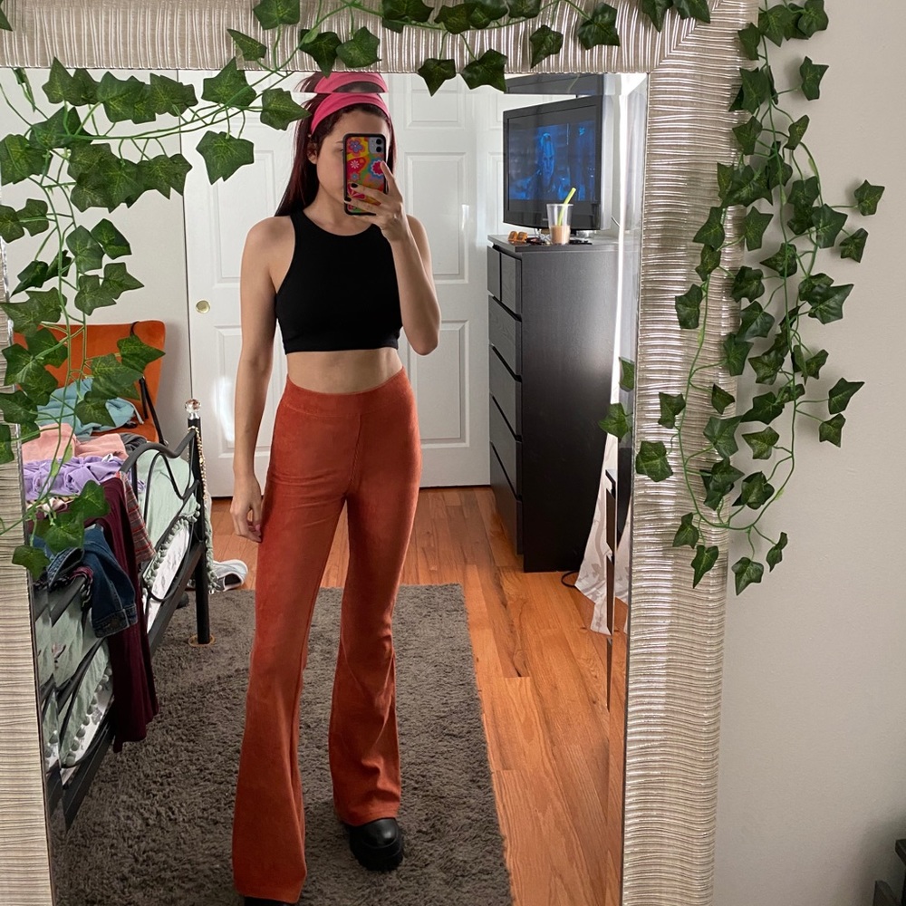 Orange pants from American Eagle